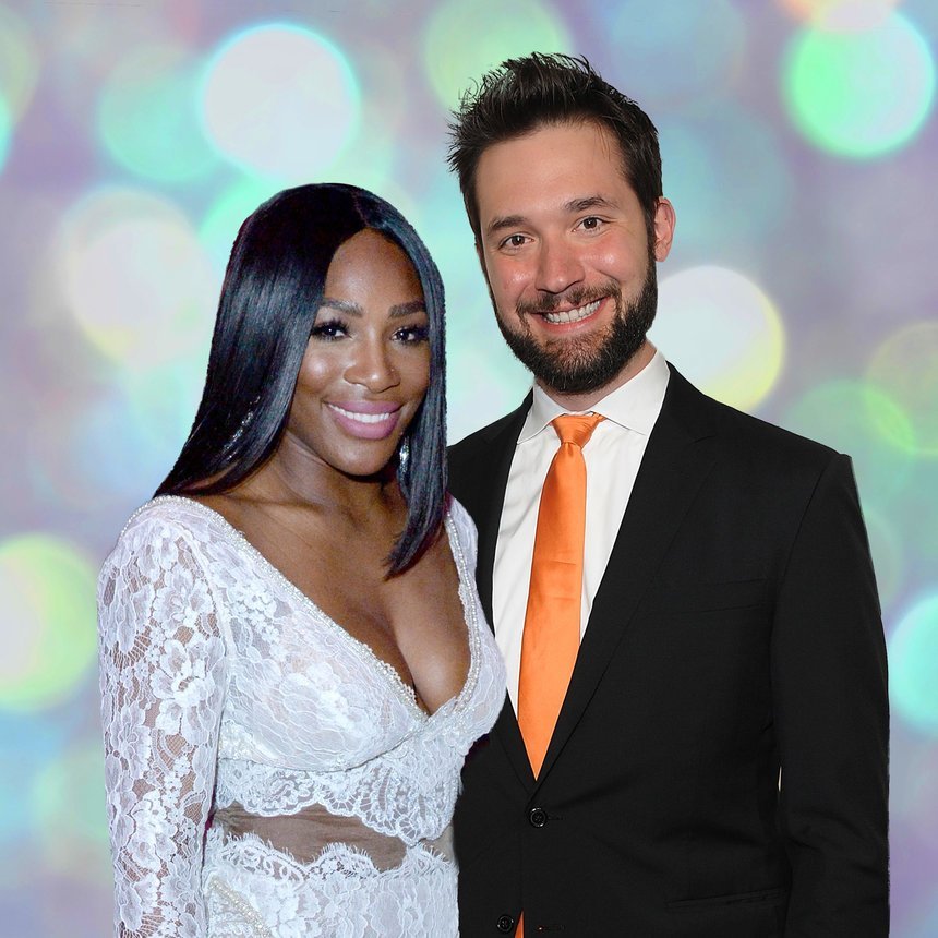 Serena Williams, Alexis Ohanian, and Baby Olympia