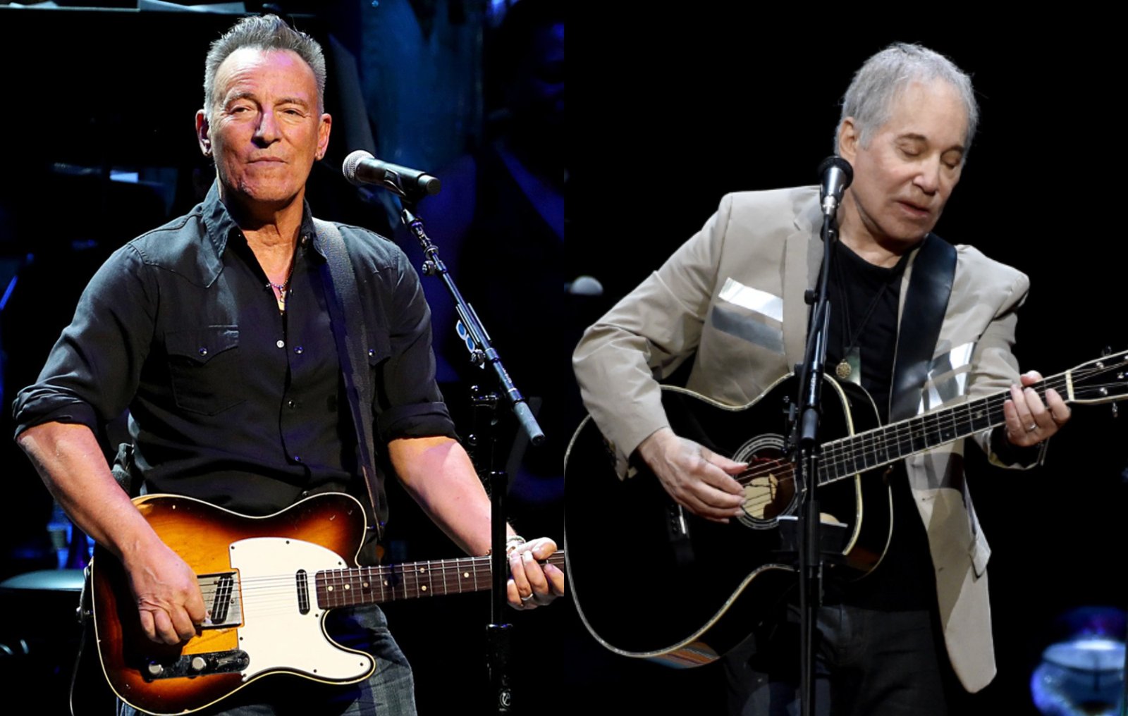 Bruce Springsteen, Paul Simon,